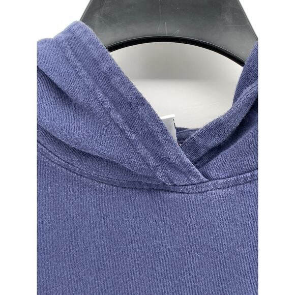 CHAMPION Women's Washed Navy Script Logo Hoodie SZ S - Picture 7 of 10